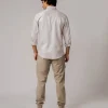 Curved Shape Double PKT L/S Shirt