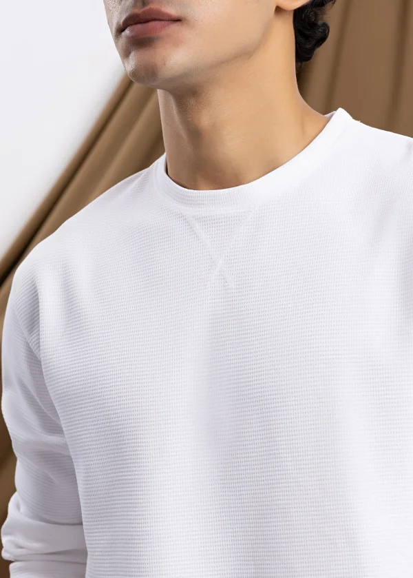 IMG_3889 Waffle Long Sleeve Sweater