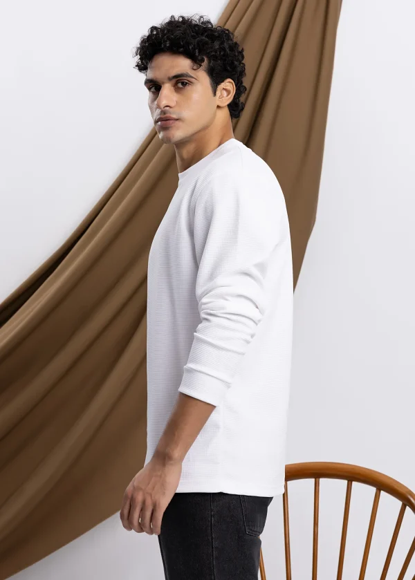 IMG_3892 Waffle Long Sleeve Sweater